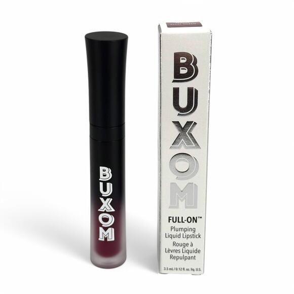 Buxom Full On Plumping Matte Liquid Lipstick in Plum Queen 3.5ml 0.12 fl oz - Picture 1 of 4